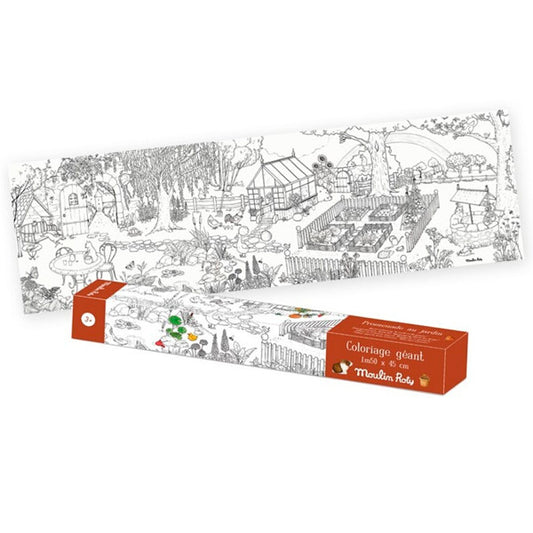 Dibujo Gigante Colorear El Jardinero Moulin Roty