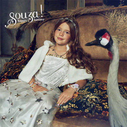 Disfraz Capa De Pelo Blanca Sterre 3 a 4 Años Souza