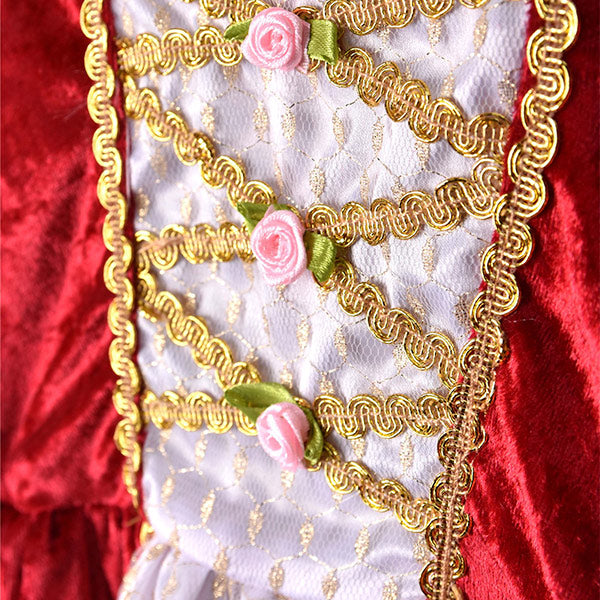 Disfraz Princesa Rojo 6 a 8 Años Den Goda Fen