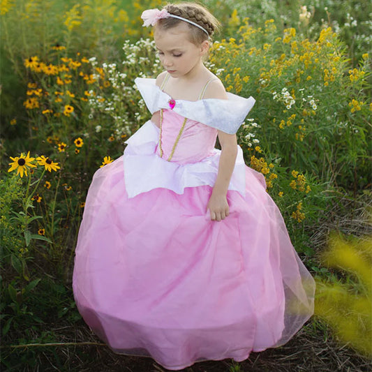 Disfraz Vestido Bella Durmiente 5-6 Años Great Pretenders