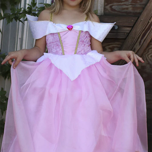 Disfraz Vestido Bella Durmiente 7-8 Años Great Pretenders