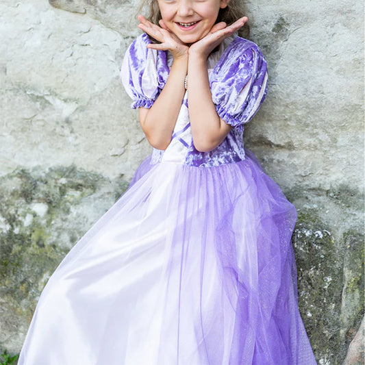 Disfraz Vestido Princesa Rapunzel 5-6 Años Great Pretenders