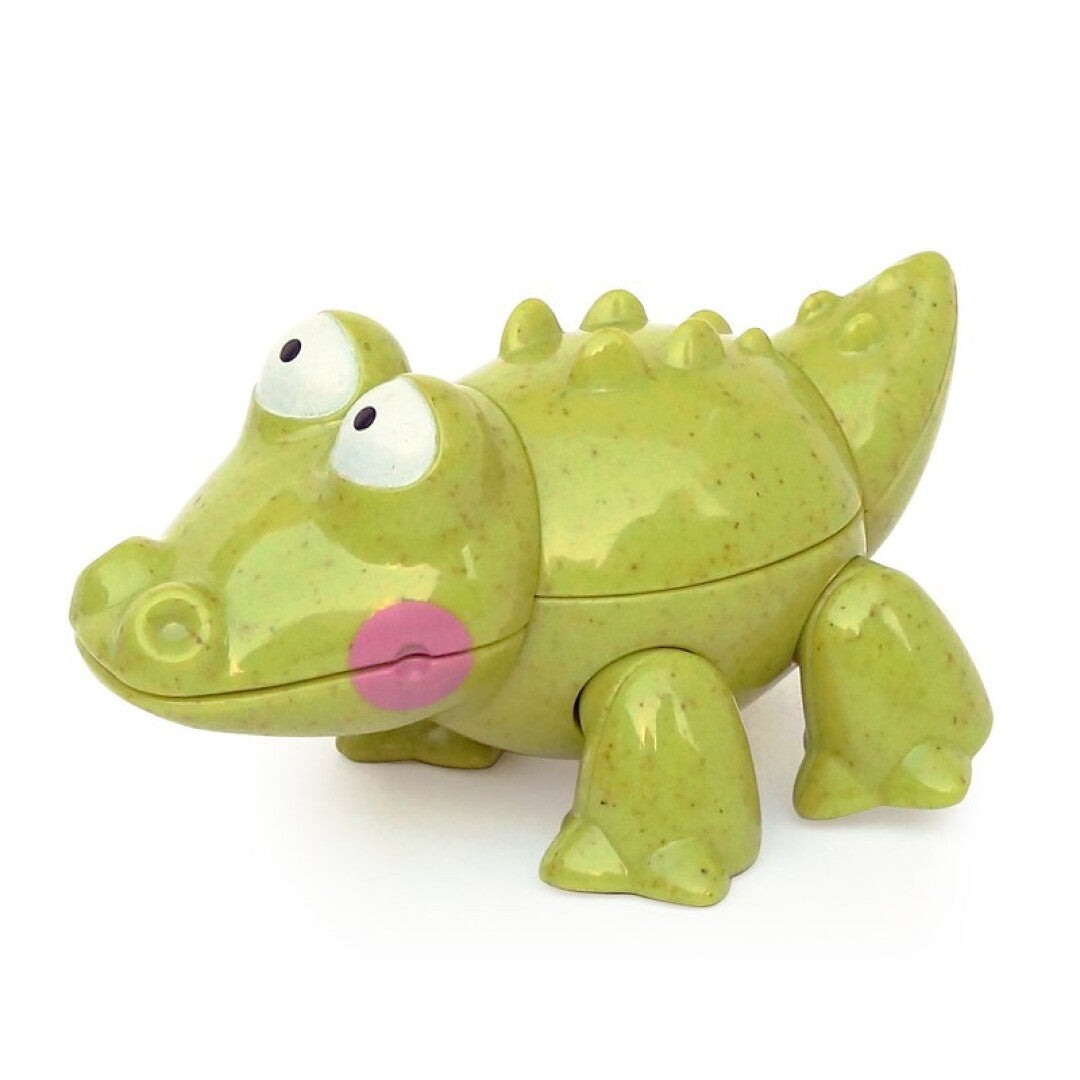 Cocodrilo Figura Giratoria Sensorial Tolo de Bioplástico Trigo