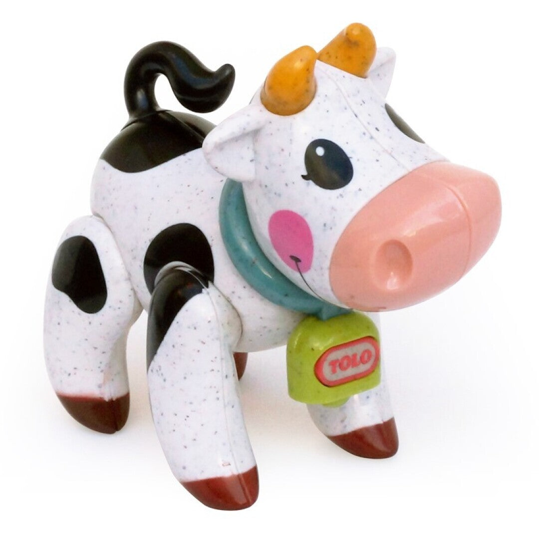 Vaca Figura Giratoria Sensorial Tolo de Bioplástico Trigo