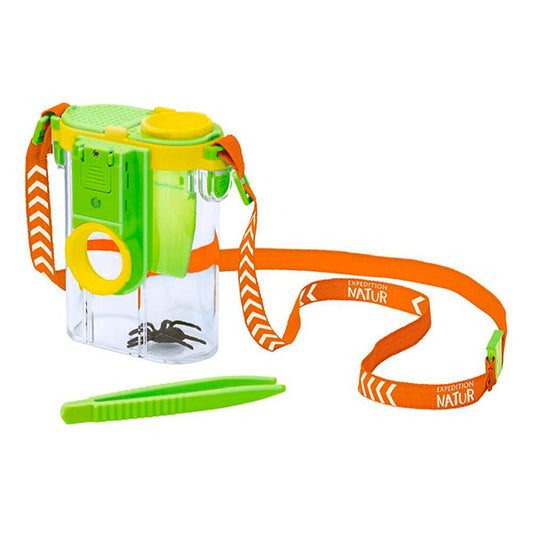 Recipiente Con Lupa De 2 Lentes y Led Moses