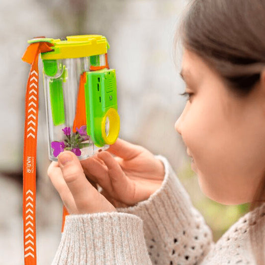Recipiente Con Lupa De 2 Lentes y Led Moses