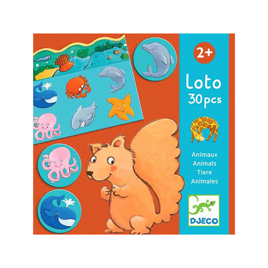 Educativos Loto Animales Djeco