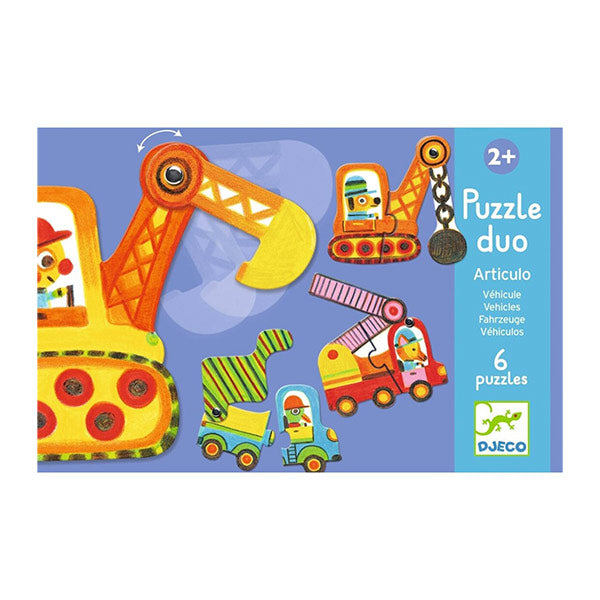 Educativos Puzzle Dúo Articulo Vehículos