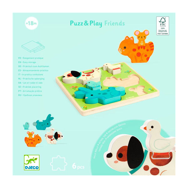 Encajable Puzz & Play Friends Djeco