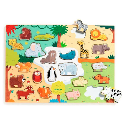 Encajable Puzzlo Animo Djeco