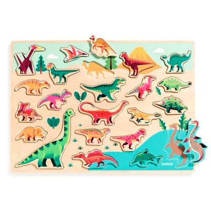 Encajable Puzzlo Dino Djeco