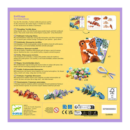 Ensartes Dinosaurios Terribles Djeco