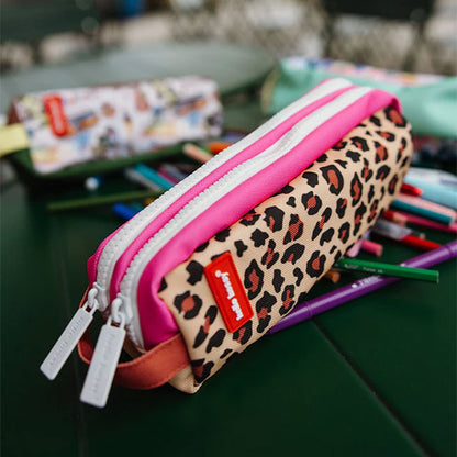 Estuche Escolar Doble Hello Hossy Leopard #7