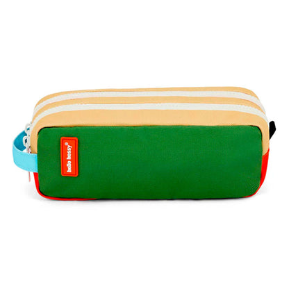 Estuche Escolar Doble Hello Hossy Mini Green Lake