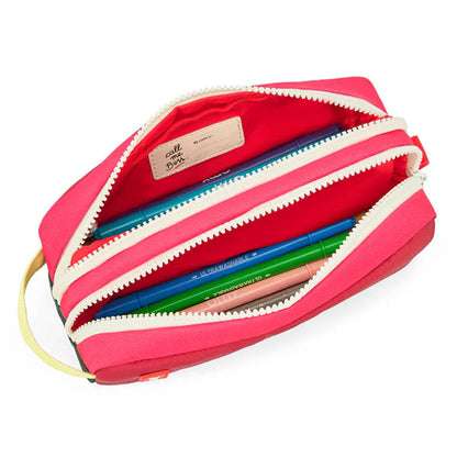 Estuche Escolar Doble Hello Hossy Mini Pasteque