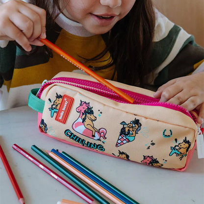 Estuche Escolar Doble Hello Hossy Unicorn