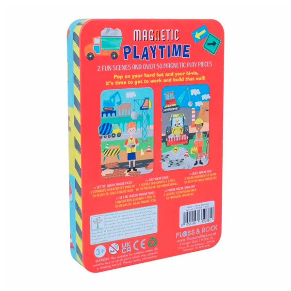 Estuche Metal Juego Magnético Construcción