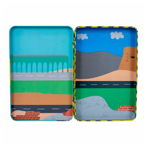 Estuche Metal Juego Magnético Construcción