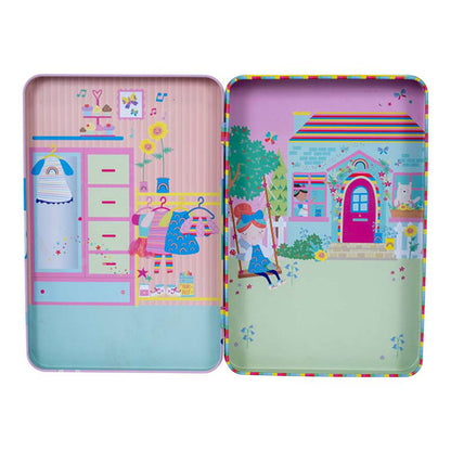 Estuche Metal Juego Magnético Rainbow Fairy Floss And Rock