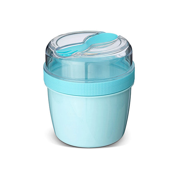 Fiambrera Snack N'ice Cup con Disco Refrigerante Blue