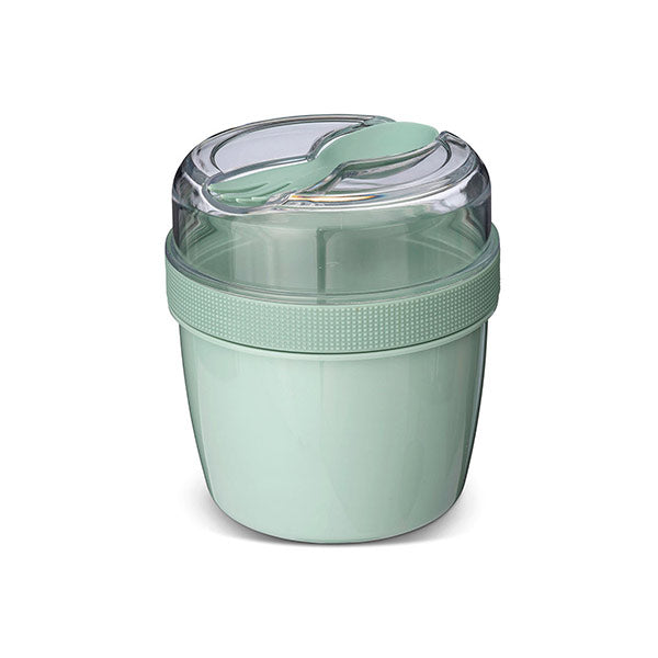 Fiambrera Snack N'ice Cup con Disco Refrigerante Green