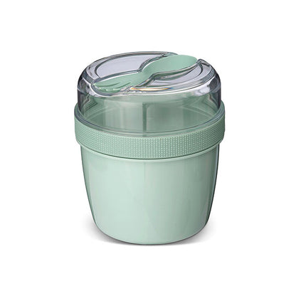 Fiambrera Snack N'ice Cup con Disco Refrigerante Green
