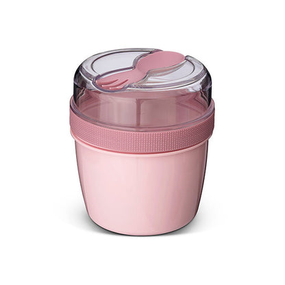 Fiambrera Snack N'ice Cup con Disco Refrigerante Pink