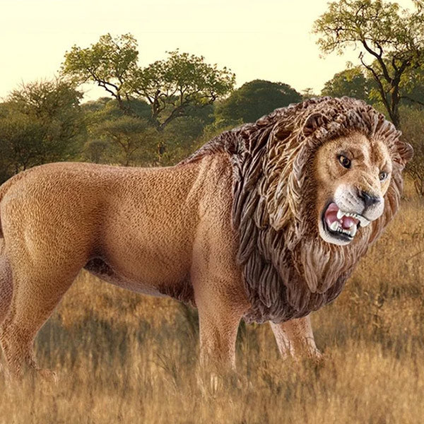 Figura León Rugiente Schleich Wild Life