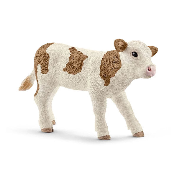 Figura Ternero de Raza Fleckvieh Schleich Farm World