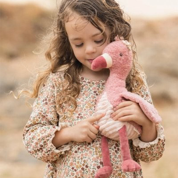 Flamenco Peluche 35cm Safari Friends Little Dutch