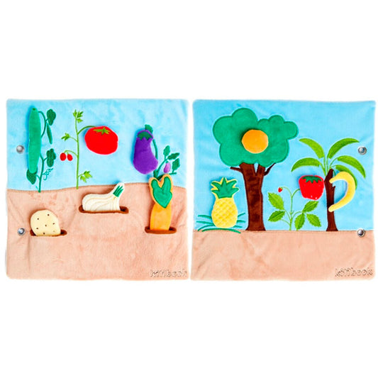 Frutas y Verduras Libro Sensorial Coleccionable