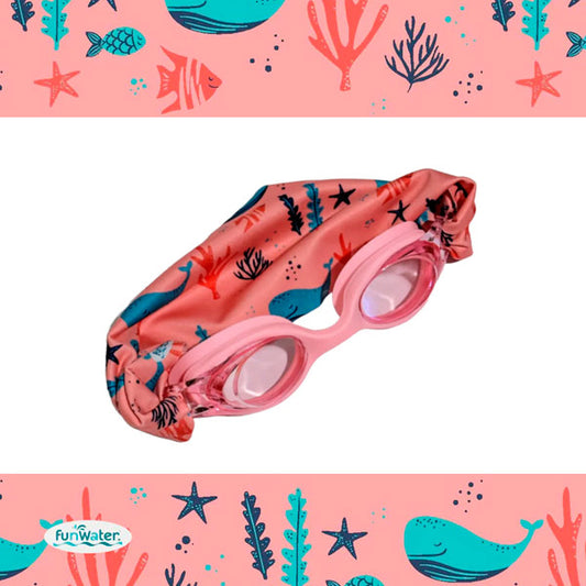 Gafas Buceo Niños Turbante Ballenas