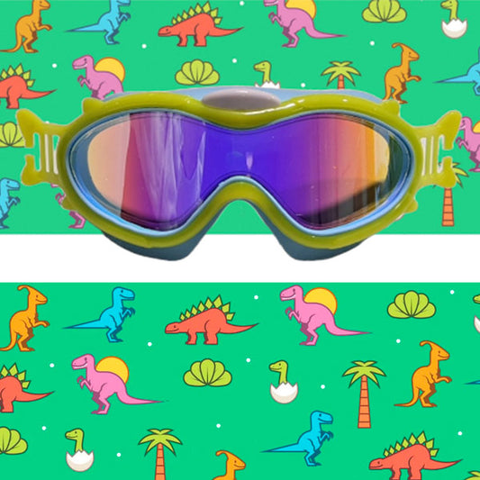 Gafas Máscara Buceo Niños Turbante Dinos