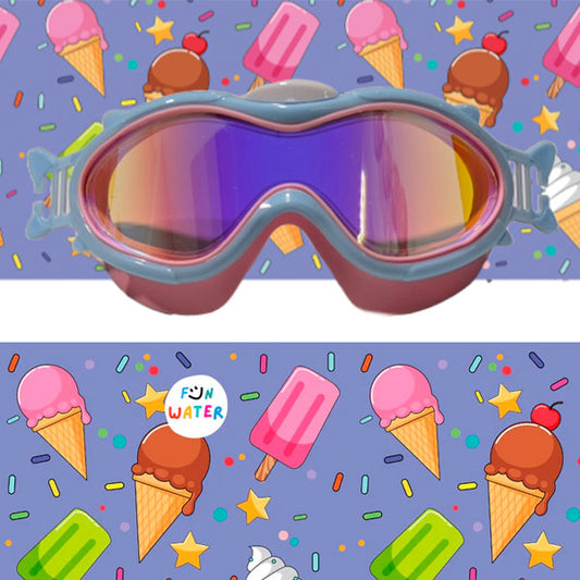 Gafas Máscara Buceo Niños Turbante Helados