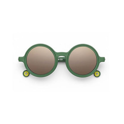 Gafas Sol Round Cactus Green 18-36 meses Olivio And Co