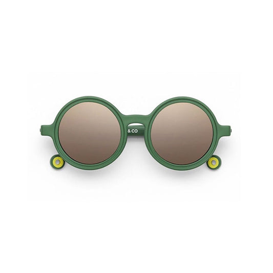 Gafas Sol Round Cactus Green 18-36 meses Olivio And Co