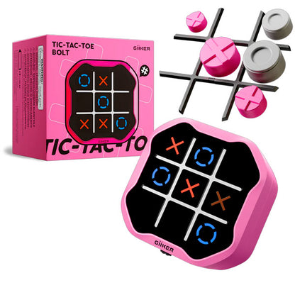 Giiker Tic-Tac-Toe Bolt Juego 3 en Raya Rosa