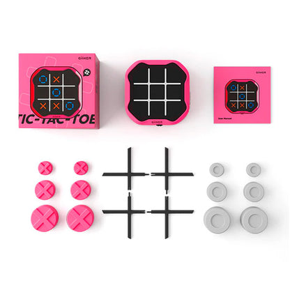 Giiker Tic-Tac-Toe Bolt Juego 3 en Raya Rosa