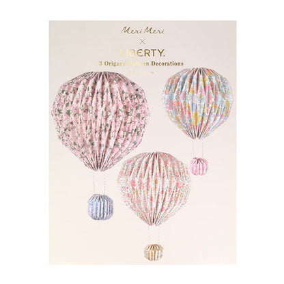 Globos Decorativos Origami Meri Meri x Liberty