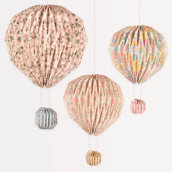 Globos Decorativos Origami Meri Meri x Liberty