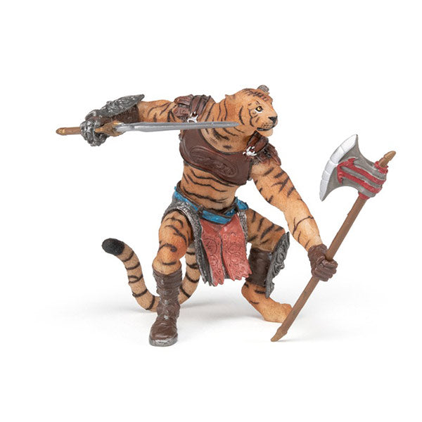 Tigre Guerrero Mutante Figura Papo