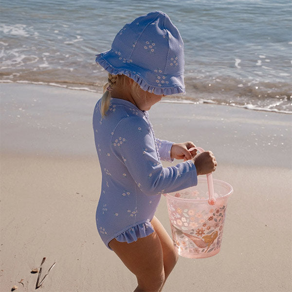 Gorro Sol Lavender UPF 40 Reversible Little Dutch