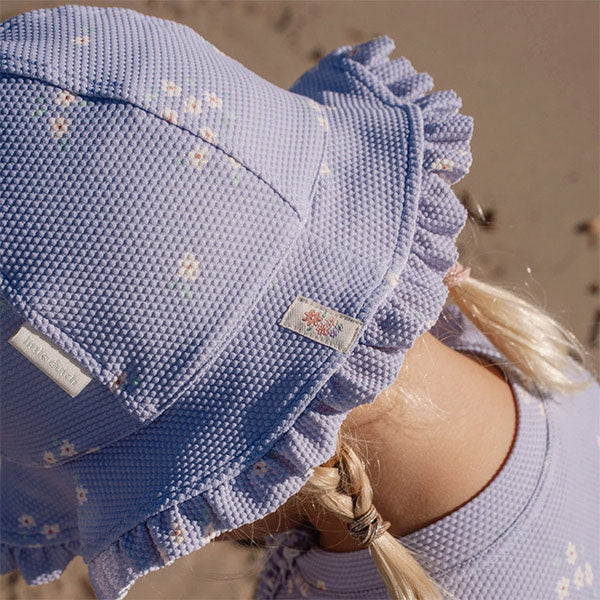 Gorro Sol Lavender UPF 40 Reversible Little Dutch