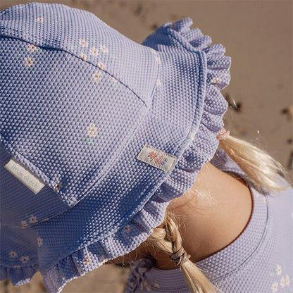 Gorro Sol Lavender UPF 40 Reversible Little Dutch