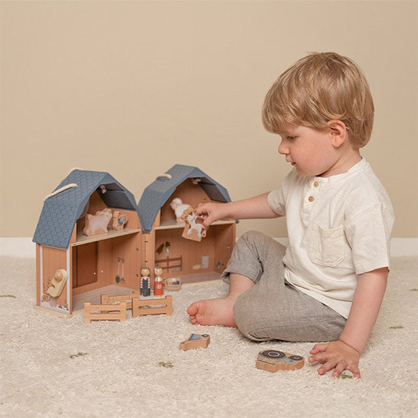 Granja Portátil Pequeña Little Dutch Con Animales