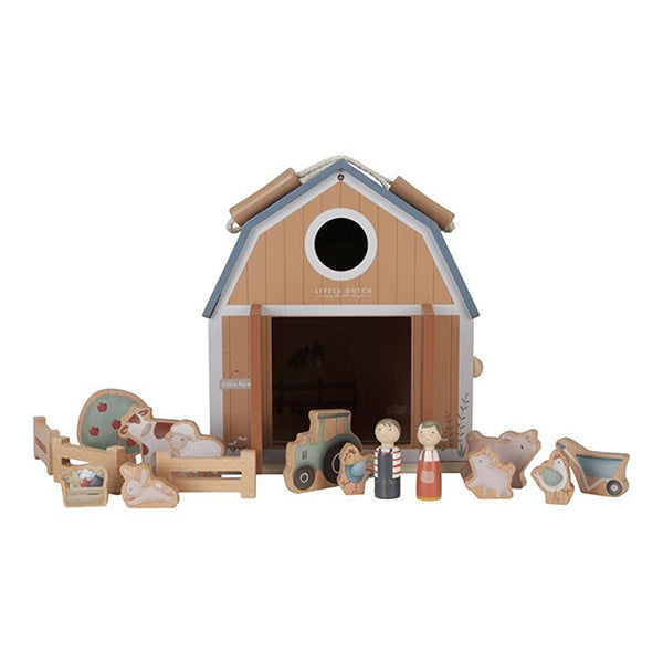 Granja Portátil Pequeña Little Dutch Con Animales