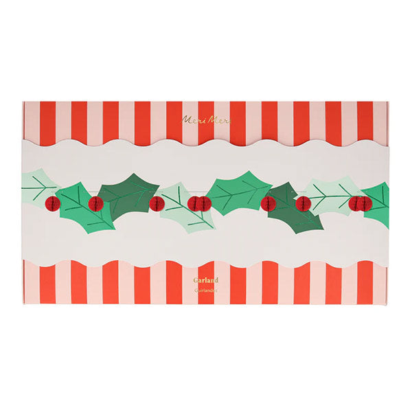 Guirnalda De Acebo De Nido De Abeja Navidad