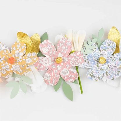 Guirnalda De Flores Papel Meri Meri x Liberty