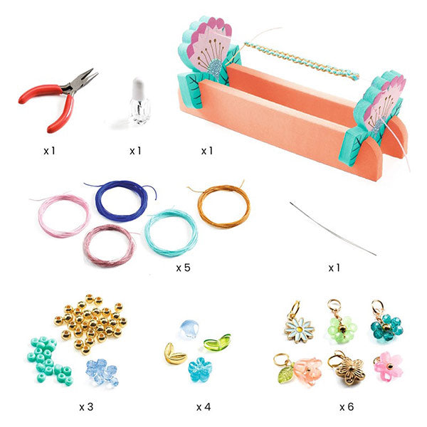 Hacer Pulseras de Macramé Azules Djeco