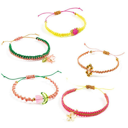 Hacer Pulseras de Macramé Rosas Djeco